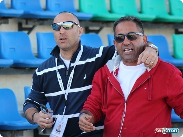 משחק קריטי. גיל ברעם (מימין) עם תומר רחמים (עודד חסין, BEST-BALL)